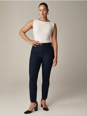 NWT - J.Crew Cameron Pant - Navy Blue - Size 8